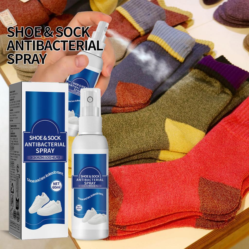 Hoes And Socks Deodorization Spray Shoes And Socks Cleaning Sweat Feet Odor Dry Shoe Cabinet Freshener60ml