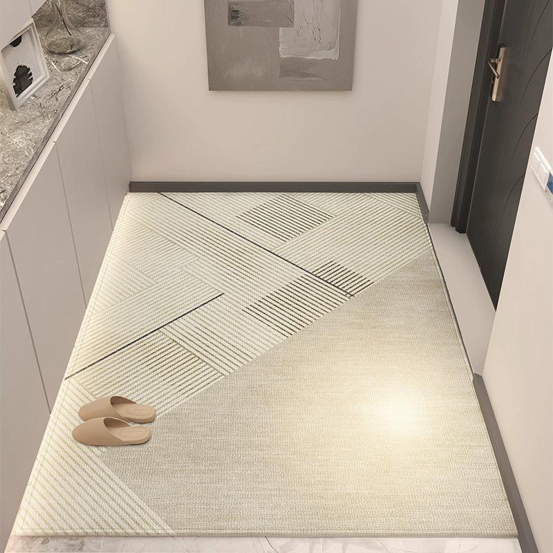 Home Doorway Rug Mat with Trim-to-Fit Design, Stain-Resistant & Anti-Slip - Practical Entryway Floor Carpet for Family Use