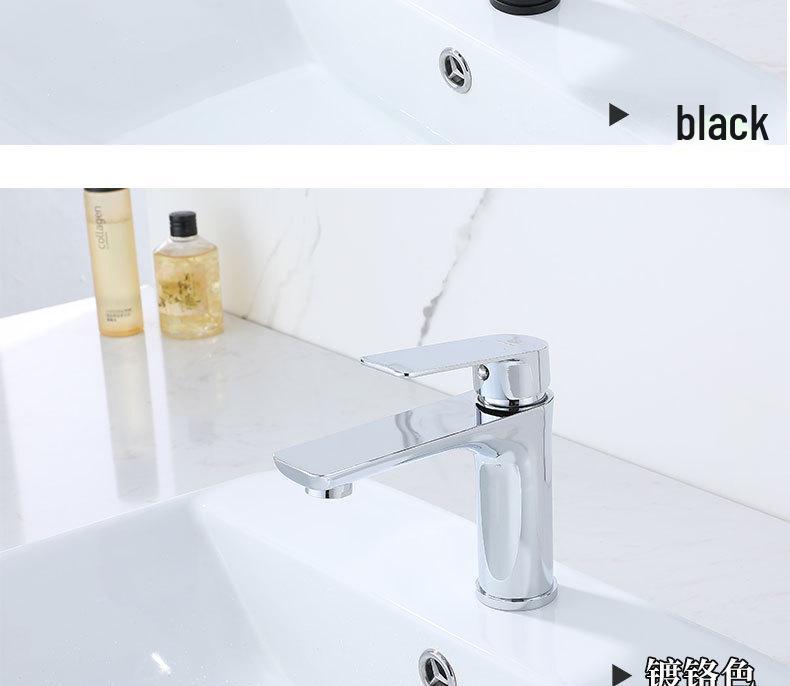 Brushed Stainless Steel Single Cold Water Washbasin Faucet for Flat or Countertop Basin 