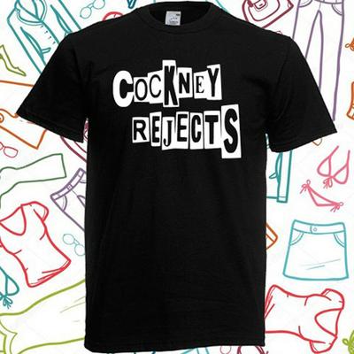 Best Selling COCKNEY REJECTS Logo Heavy Cotton Men's Unisex Tshirt Size Usa