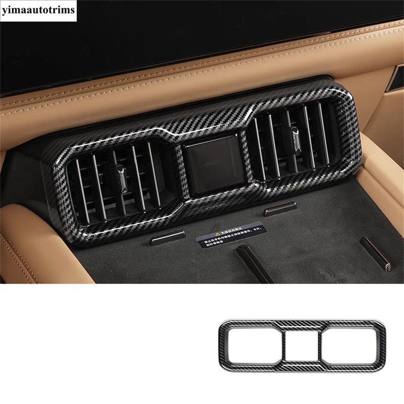 Read Light / Air AC Outlet Vent / Handle Bowl / Gear Shift Panel Cover Trim For BYD Leopard 8 2024 2025 Carbon Fiber Accessories