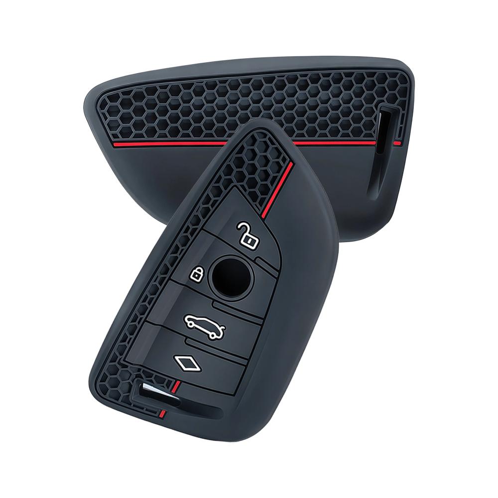 Silicone Car Key Case Bag Key Chain For Bmw 1 2 3 4 5 6 7 Series X1 X3 X4 X5 X6 X7 F10 F20 F30 G20 G30 G01 F15 F16 G02 G05 F34