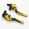 Adjustable Folding Brake Lever Handlebar Motorcycle ATV CNC Aluminum Alloy Universal Fit