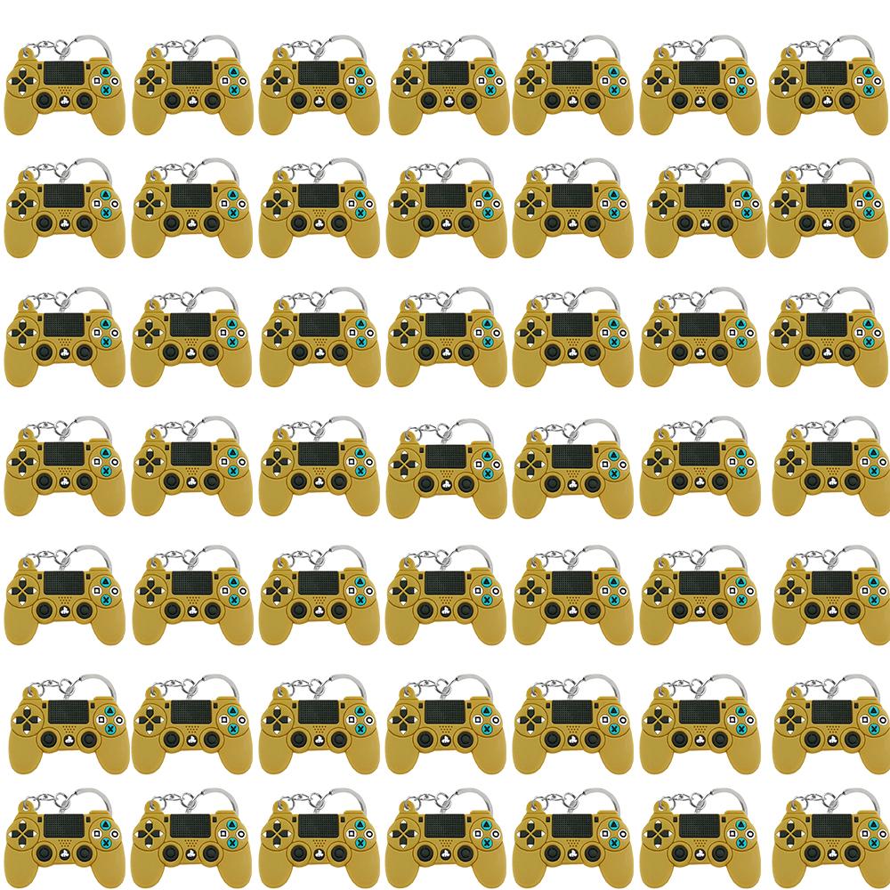 50PCS Keychain for Boys Men Gamepad Keyring Joystick Game Controller Key Accessories fit Handbag Key Pendant Friends Key Gifts