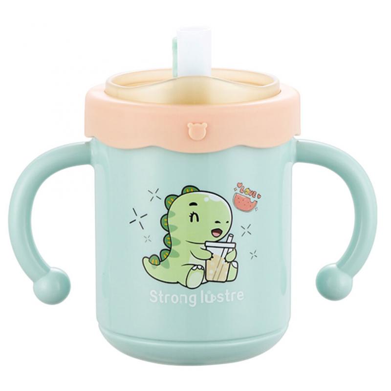 Children's Milk Cup Toddler Baby Infant Straw Kids Drinking Cups