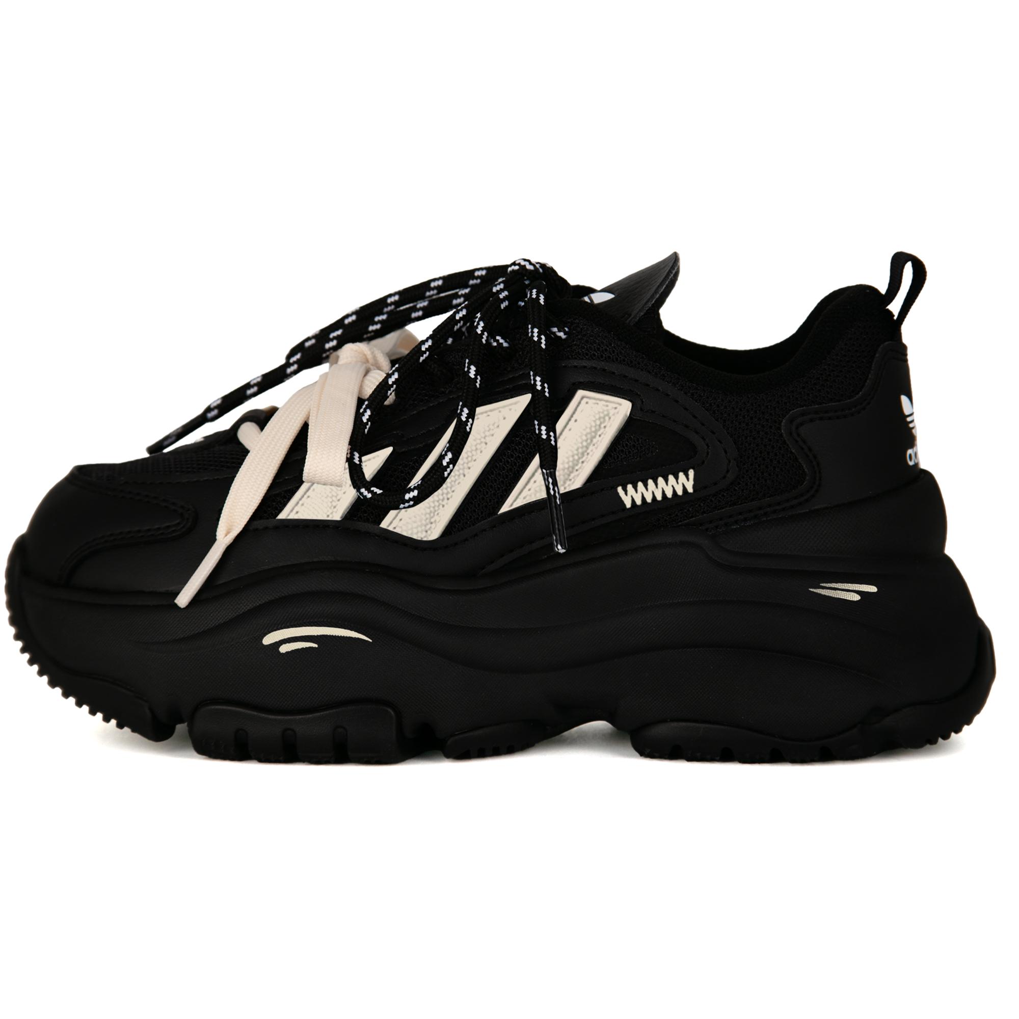 

Adidas Originals OZGAIA Moonlight Trace Нековзкі Збільшення зросту Термо Низькі Масивні Кросівки Жіночі Чорні JQ4110(Команда1664-) 38