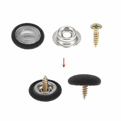 Car Roof Buckle Rivet Cap Rivets 1*Screwdriver Replacement 2cm /0.79inch (D) Accessories Black Headliner Push Pins