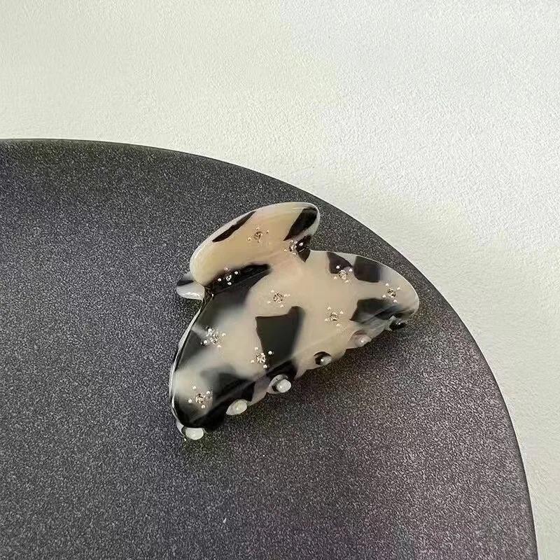 Korean Acetate Hair Clips for Women French Shiny Shark Clip Fashion Zircon Hairpin Temperament Hair Accessories Girls Headdress