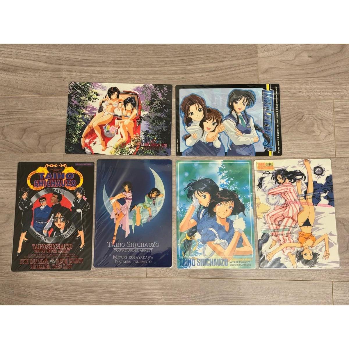Used I ll Arrest You Set of 6 underlays and 3 clear files
