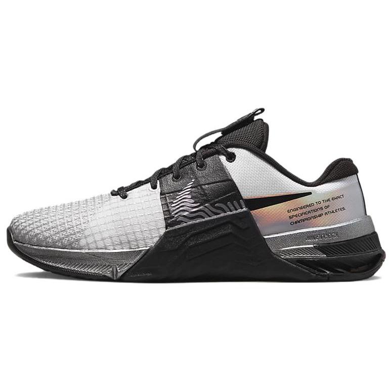 

новые женские Nike Metcon 8 Premium Белый Черный Переливающийся 36