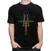 Airport Runway Lights At Night Tshirts for Men Short Sleeve T Shirt Air Traffic Controller Tshirt Slim Fit 100 Cotton Tees