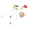 Flower Apricot Leaf Chinese Style Metal Bookmark Hollow Bookmark Leaf Bookmark Vintage Bookmark