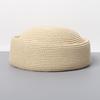 2026 New Natural 100% Raffia Fedoras Berets Hat Women Summer French Retro Dome Top Pillbox Hat Females Vacation Beach Straw Hat