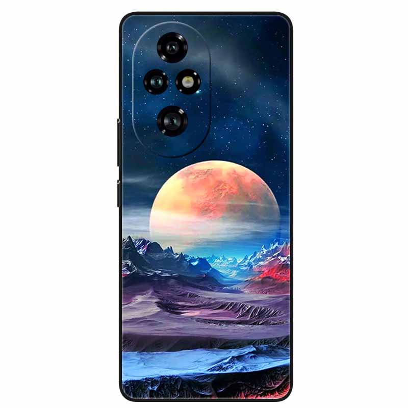 For Honor 200 5G Case Lovely Cute Cartoon Silicone TPU Soft Phone Cover for Honor 200 Honor200 Protect Back Shells FUnda Coque