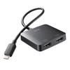 SANWA SUPPLY USB Type C To HDMI Adapter (2 Ports/4K Compatible) AD-ALCMST2HD2