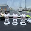 Auto Armaturenbrett Dekorationen Solar Wackel Katze Wackelkopf Armaturenbrett Figuren Lustige Deko Für Auto Schreibtisch Büro Zuhause Fahrzeuge Roller Männer