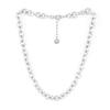 Jbans Classic 10Mm Line Bold Ring Surgical Steel Chain Necklace (C2401-An754_Bk)