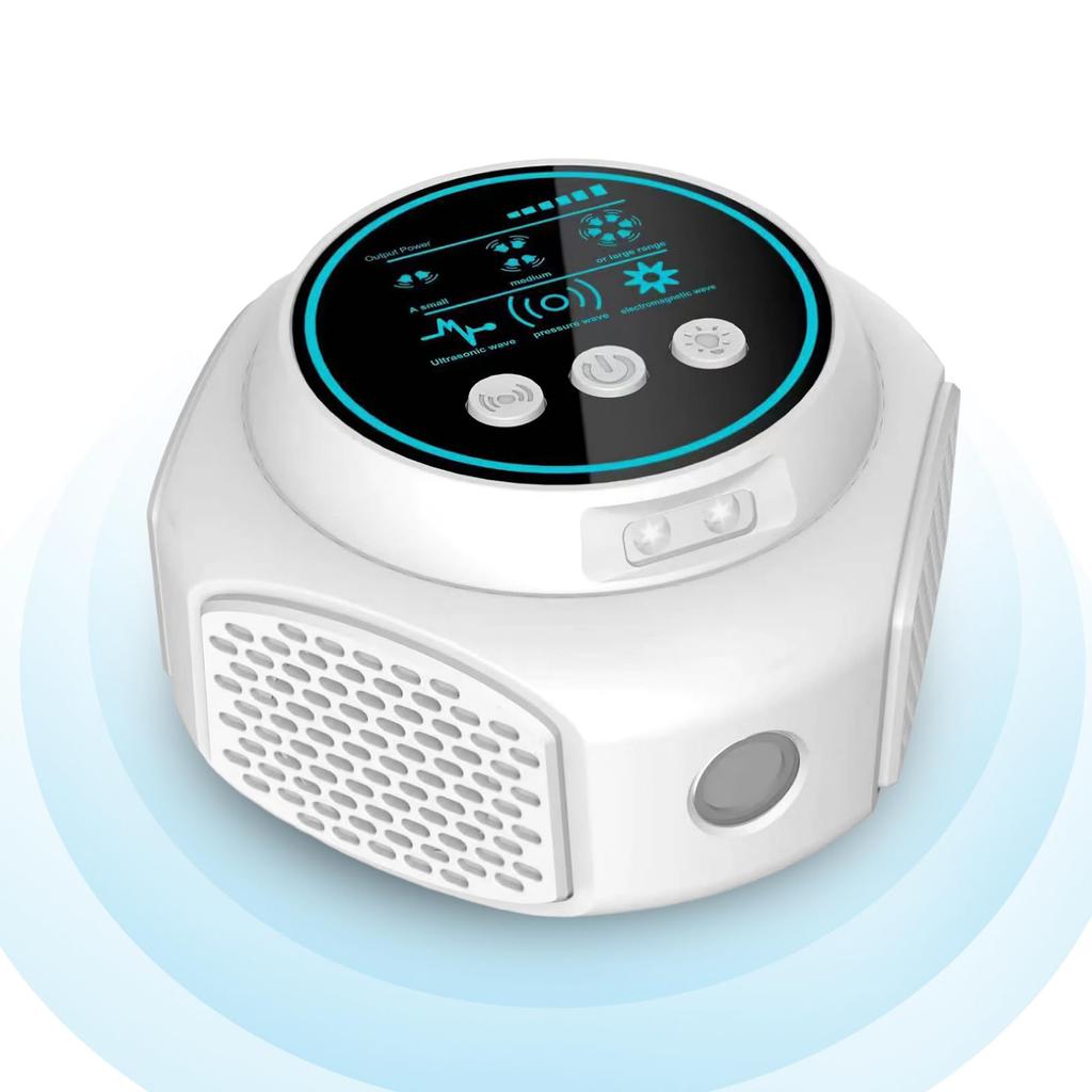 Gegoup Pest Control Repels and Other Pests with Ultrasonic Strobe and PIR Covers 350 sq Indoor and Outdoor Pet and Device, Roaches, Mosquitoes, Waves,