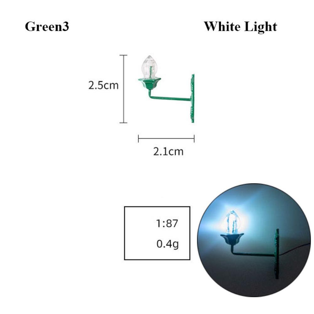 ABS Metallmaterial Puppenhaus Wandlampe 2 Stile Sandtisch Kronleuchter Weiß/Warmlicht Modell