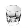 1/2/4 Stück Set 235ml/8.1oz Glasbecher mit dickem Boden Exquisites Glas Quadratischer Whiskey-Becher Verdickte Becher Großhandel Quadratischer Glasbecher