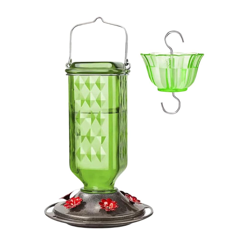 Glass Hanging Hummingbird Feeder Ant-Proof Bird Feeder Outdoor Garden Hanging Decorations Unique Gift For Parents