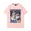 Basketball Mavericks Irving Doncic Printed Pure Cotton T-Shirt Short Sleeve Men's American Retro Basketball Casual Trend Summer