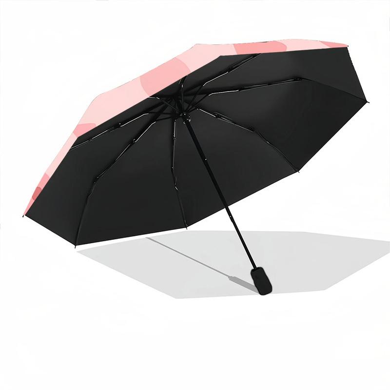 1 pièce Porcelet Ferme Parapluie Pliant à Ouverture/Fermeture Automatique Mode avec 8 Baleines, Coupe-Vent Portable, Usage Quotidien144