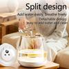 3-liter Dual Spray Humidifier with Silent Digital Display Humidity, Home Bedroom Colorful Atmosphere Light Aromatherapy Machine