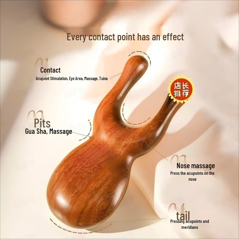 Sandalwood Massage Comb Gift Box - Women s Air Cushion Wood Comb Souvenir