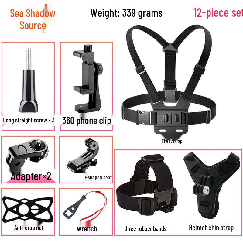 GoPro13 Chest Mount Camera and Phone Holder for Outdoor Activities