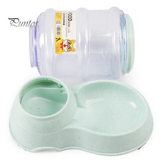 3.8L Automatic Pet Feeder Plastic Cat Water Fountain Large Capacity Pet Food Feeder Bowl Water Dispenser for Dogs Cats