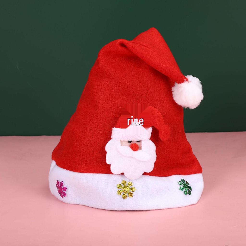 Plus Size Santa Claus Christmas Hat & Chair Cover for Adults and Kids