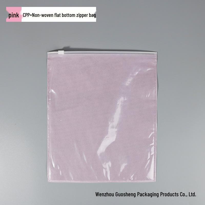 Thickened Transparent CPP Zipper Bag for Clothing, Shoes & Socks - Custom Logo Dustproof Storage Solution