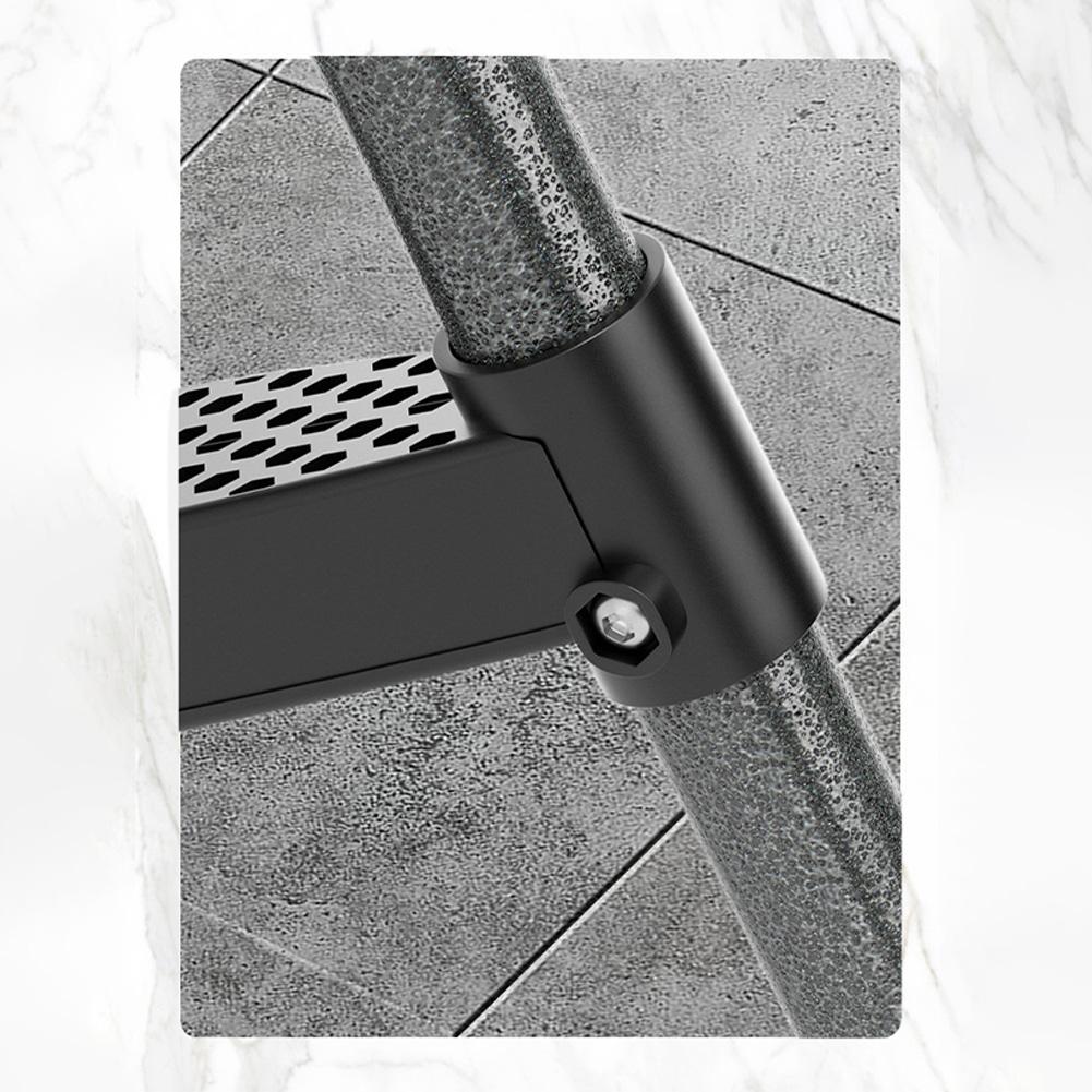 Trampoline Ladder 3 Steps Wide Trampoline Ladder Kit Safety Heavy Duty Steel 16FT Trampoline Replacement Accessories
