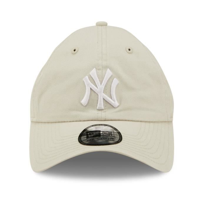 Casquette - New Era - New York Yankees - 100% coton - Couleur stone - Style casual