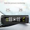 Tire Pressure Temperature Wireless Sensing Tire Pressure Monitor Solar Charging Suitable for Automobile Coupe Suv Mpv Truck
