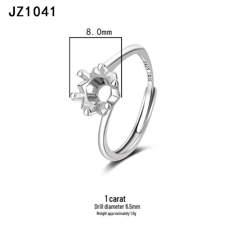 Tingxiang Versatile DIY S925 Sterling Silver Openable Ring Blanks - Multiple Styles