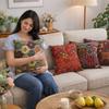 Retro Ethnic Style Cushion Super Soft Throw Pillows Household Decorative Cushion  Living Room Decor
