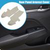 Car Front Door Panel Armrest Cover Interior Door Trims for Hyundai Santa Fe 2006-2012 Beige 1 Pair