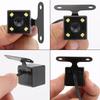 7" Rear View Car Monitor, 170° Wide Angle Scale Lines 4 LED Light Camera Rear/ HD Lens 12V/24V LCD