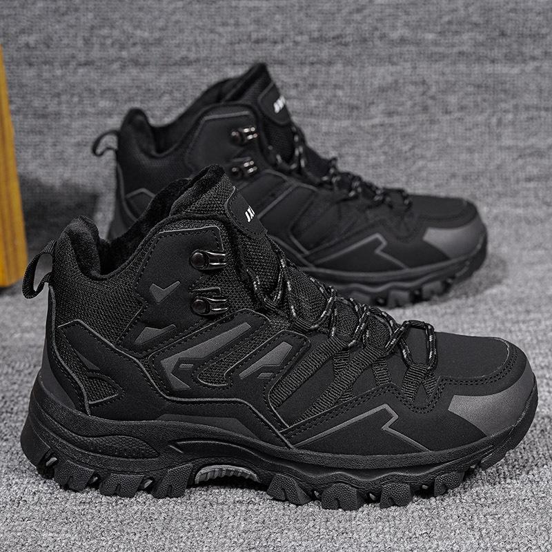 22 New Autumn and Winter Hiking Shoes High-top Climbing Off-road Hiking Shoes Outdoor Cotton Shoes
