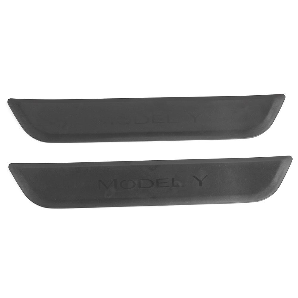 Tesla Model Y Door Sill Protection Pads - Front & Rear Interior ABS Strips