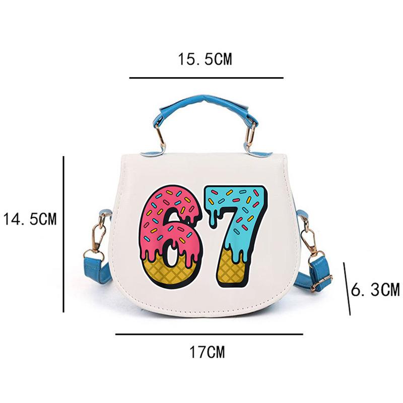 67 Ice Cream Drip Meme Funny Six Seven Gen Alpha Slang Tote 0