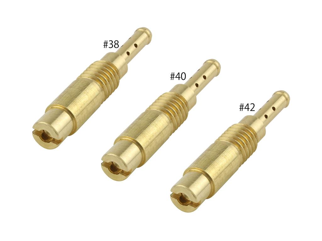 POSH FAITH Zestaw 3 dysz wolnych do motocykla, dysze wolne powiększone do Zoomer Smart i Solo (28x5-J) (2001-2006), Scoopy, DIO-Z4, (2003) - Numer