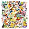 10/30/50pcs Kawaii Cartoon  Stickers Cute Anime Pikachu Sticker Water Bottle Suitcase Phone Diary Graffiti Decals Packing