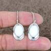 White Coral Gemstone Handmade 925 Sterling Silver Jewelry Earring 1.54" KKG-658