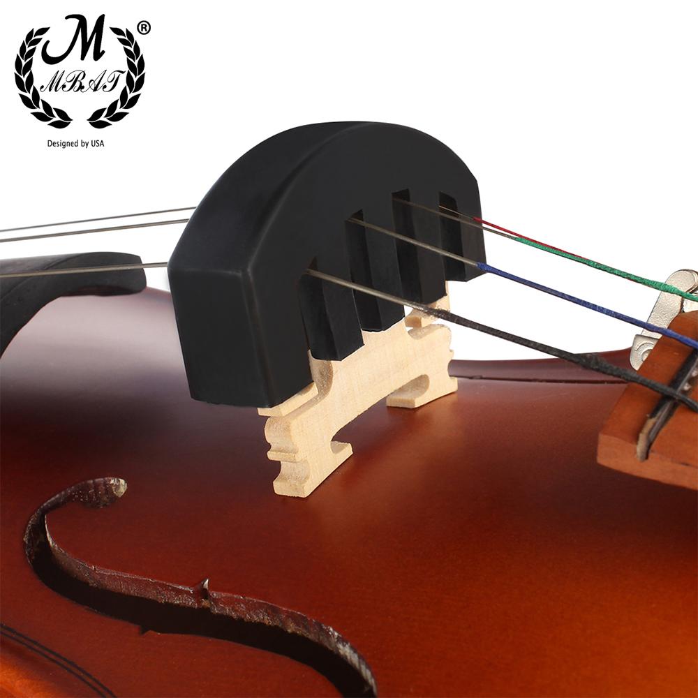 M MBAT 1pcs Rubber Cello Violin Mute Silent Practice Fiddle Decrease the Volume Accessories Tools Not Disturb Others to Rest