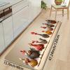 1pc Fun Cartoon Chicken Non-Slip Kitchen Mat - Machine Washable, Indoor/Outdoor Rug for Dining Bathroom Decor