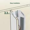13L Wall Mounted Kitchen Trash Can Foldable Hanging Waste Bin for Cabinet & Bathroom