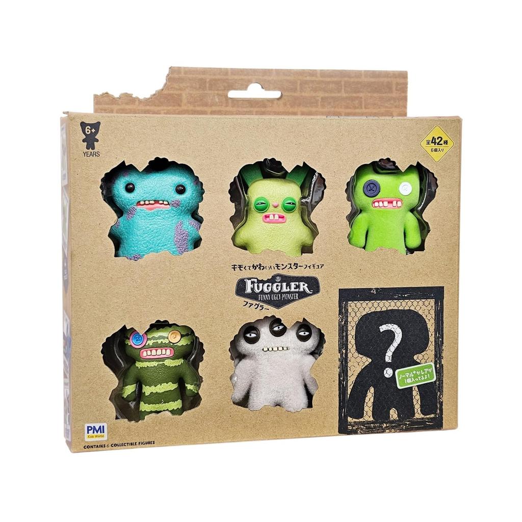 Fuggler Figure Deluxe Open Box A Fuggler Collectible Figures Zone Contains Normal or Rare Authentic (6-Pack) (Secret Characters! FG2060)